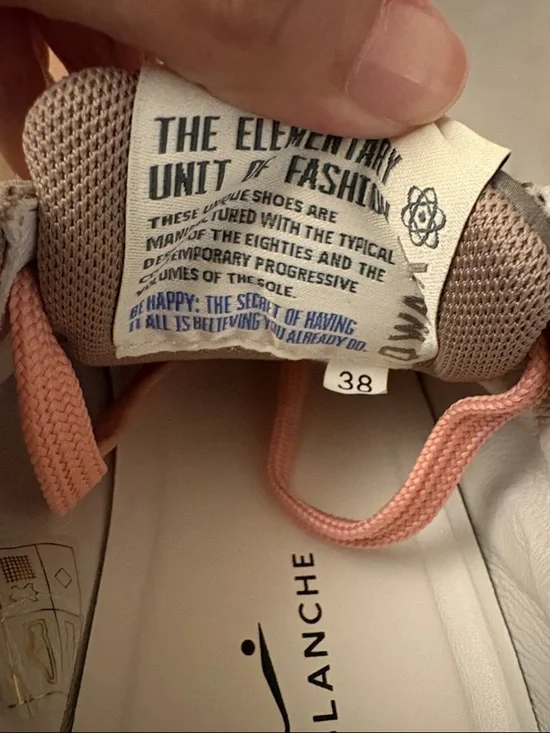 NWT VOILE BLANCHE QWARK HYPE WOMAN Suede & Technical Fabric Sneakers BEIGE-GREY - Picture 12 of 16